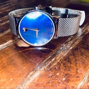 Movado Museum Classic Blue Mother of Pearl Dial